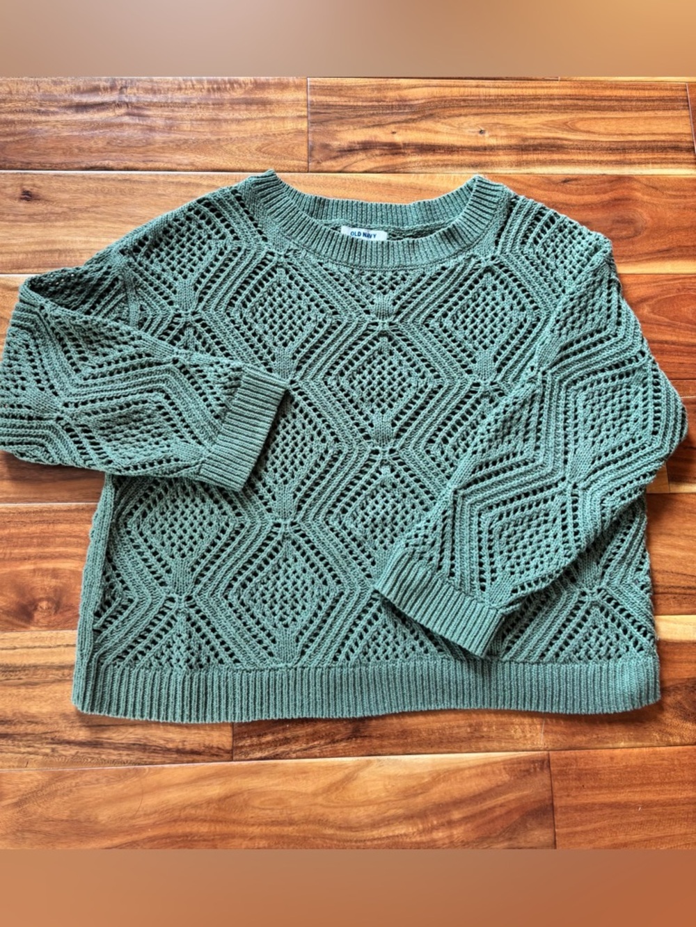 Old Navy Open Knit Sweater - Sage